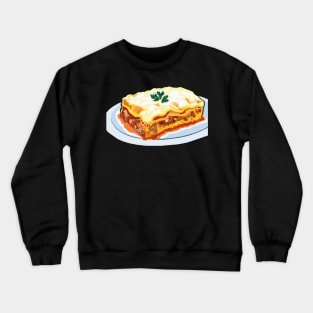 Lasagna Comic Style Crewneck Sweatshirt